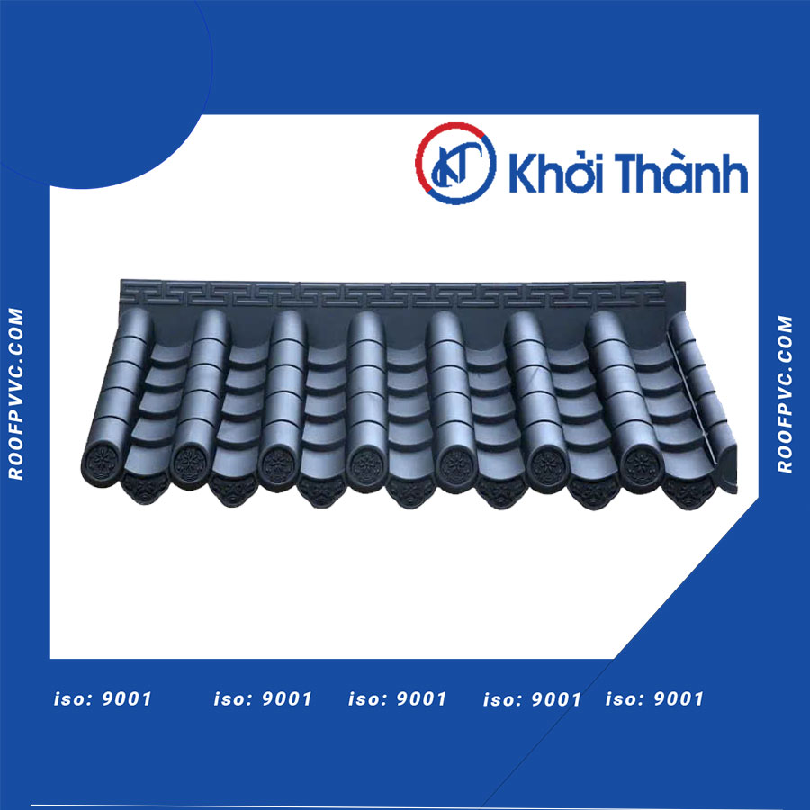 Japanese Yin Yang Plastic Roof Tile
